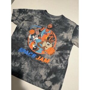 Y2K Space Jam Tie-Dye Tune Squad T-shirt, Large Pullover Tee #757